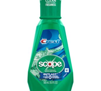 Crest Scope Outlast Mouthwash 500ml