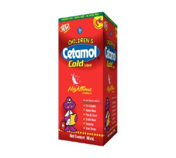 CETAMOL Kids Night Time Medicine 60ml