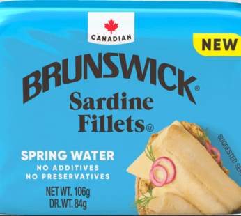 Brunswick Sardine Fillet in Spring Water 106g