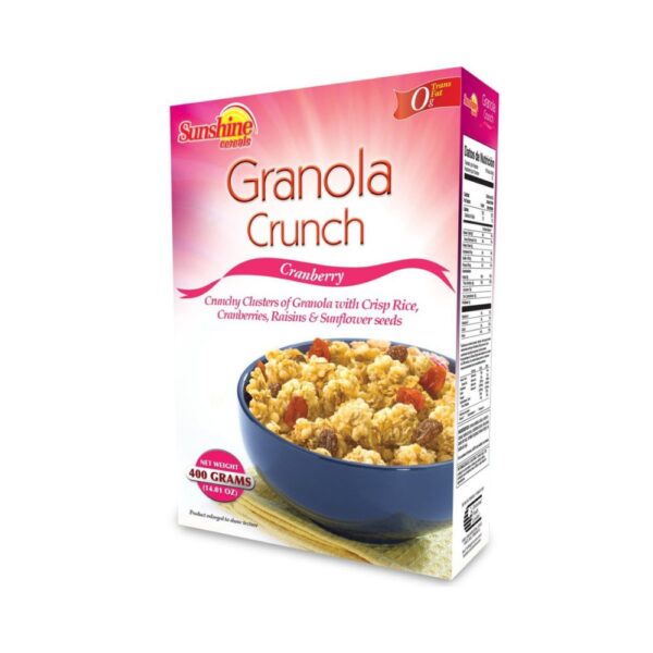 Sunshine Cereal Granola Cranberry 400g