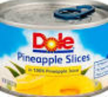 Dole Jumbo Pineapple Slices 8oz