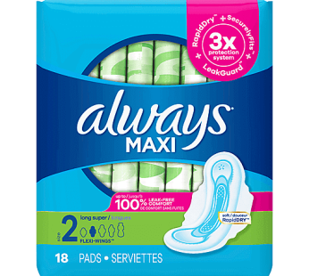 Always Maxi Super Size 2 (18 Pads)