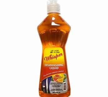 Whisper Dish Washing Liquid Citrus 620ml