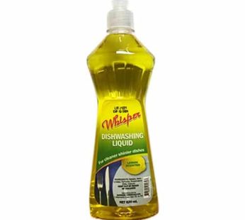 Whisper Dish Washing Liquid Lemon 620ml