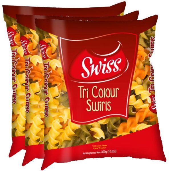 Swiss Tri-Color Swirls 300g