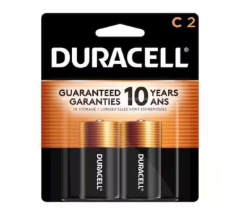 DURACEL C2 Battery (2 Pack)